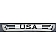 All Sales Center High Mount Stop Light Cover - Silver Polished USA Aluminum - 95400P