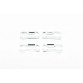 Putco Exterior Door Handle Cover - Silver ABS Plastic Chrome Plated - 401064