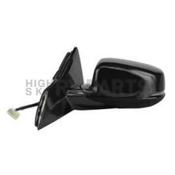 K-Source Exterior Mirror Electric OEM Black Single - 63606H