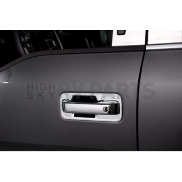 Putco Exterior Door Handle Cover - Silver ABS Plastic Chrome Plated - 401066-1