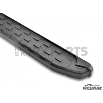 Romik USA Running Board Black Anodized Aluminum Stationary - 52392419-1