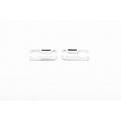 Putco Exterior Door Handle Cover - Silver ABS Plastic Chrome Plated - 401067