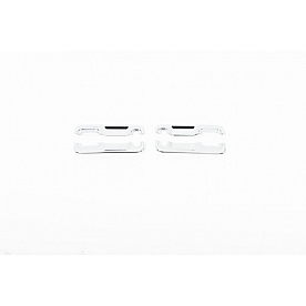 Putco Exterior Door Handle Cover - Silver ABS Plastic Chrome Plated - 401067
