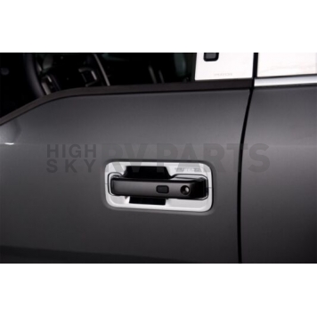 Putco Exterior Door Handle Cover - Silver ABS Plastic Chrome Plated - 401067-1