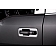 Putco Exterior Door Handle Cover - Silver ABS Plastic Chrome Plated - 401067