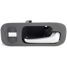 Help! By Dorman Interior Door Handle - Lever Plastic Gray Housing With Silver Lever Single - 82217