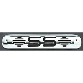 All Sales Center High Mount Stop Light Cover - Silver Polished SS Aluminum - 94016P