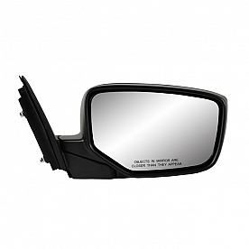K-Source Exterior Mirror Electric OEM Black Single - 63613H