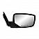 K-Source Exterior Mirror Electric OEM Black Single - 63613H