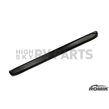 Romik USA Running Board Black Powder Coated Aluminum Stationary - 60033419