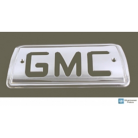 All Sales Center High Mount Stop Light Cover - Silver Polished GMC Aluminum - 94007XP