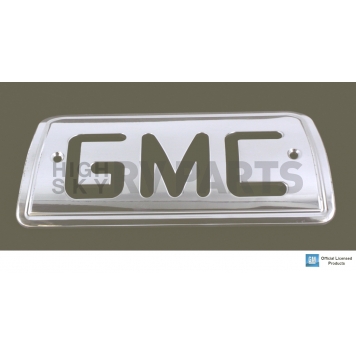 All Sales Center High Mount Stop Light Cover - Silver Polished GMC Aluminum - 94007XP