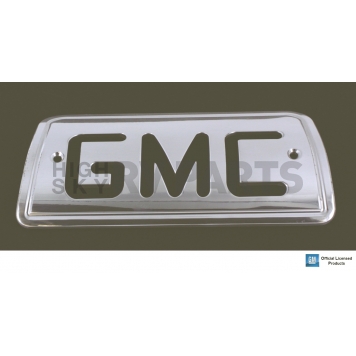 All Sales Center High Mount Stop Light Cover - Silver Polished GMC Aluminum - 94007P