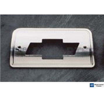 All Sales Center High Mount Stop Light Cover - Silver Polished Bow Tie Aluminum - 94006XP
