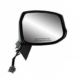 K-Source Exterior Mirror Electric OEM Black Single - 63619H