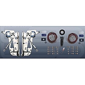 LSD Doors Door Hinge Conversion Kit - Manual Steel - 50030009