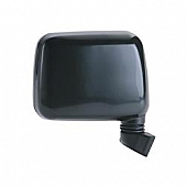 K-Source Exterior Mirror Manual OEM Black Single - 64003I