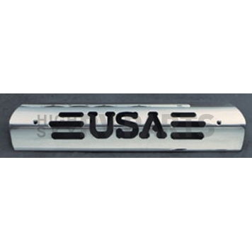 All Sales Center High Mount Stop Light Cover - Silver Polished USA Aluminum - 42400P