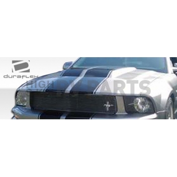 Extreme Dimensions Hood - Primered Fiberglass Black - 104770-4