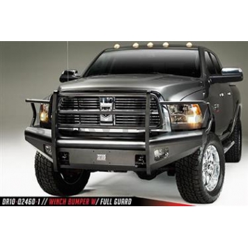 Fab Fours Bumper Premium 1-Piece Design Steel Black - DR10Q29601