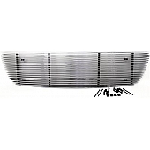 Street Scene Grille Insert - Horizontal Bar Aluminum Polished - 95080733