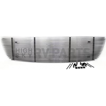 Street Scene Grille Insert - Horizontal Bar Aluminum Polished - 95080733