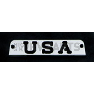 All Sales Center High Mount Stop Light Cover - Silver Polished USA Aluminum - 31400P