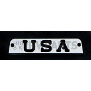 All Sales Center High Mount Stop Light Cover - Silver Brushed USA Aluminum - 31400