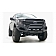 Fab Fours Bumper Vengeance 1-Piece Design Steel Black - FF18X4552B