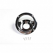 Rugged Ridge Fuel Filler Housing - Plastic Chrome Plated Silver - 1113525