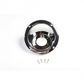 Rugged Ridge Fuel Filler Housing - Plastic Chrome Plated Silver - 1113525