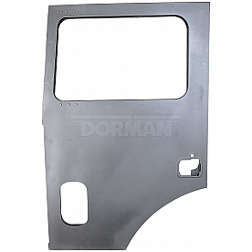 Dorman (OE Solutions) Door - OEM Metal And Plastic Black Single - 2425504