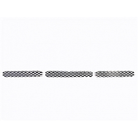 Street Scene Bumper Grille Insert Mesh Satin Silver Aluminum - 95077842