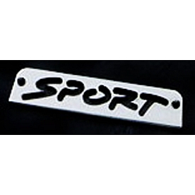 All Sales Center High Mount Stop Light Cover - Silver Polished Sport Aluminum - 31003P