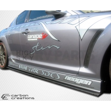 Extreme Dimensions Air Dam Side Skirt Carbon Fiber Gloss UV Coated Clear - 102901