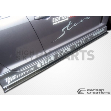 Extreme Dimensions Air Dam Side Skirt Carbon Fiber Gloss UV Coated Clear - 102901-2