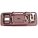 Help! By Dorman Interior Door Handle - Plastic Red Housing With Silver Lever Single - 92436