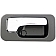 Help! By Dorman Interior Door Handle - Plastic Black Housing With Silver Lever Single - 92438