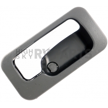 Help! By Dorman Interior Door Handle - Plastic Black Housing With Silver Lever Single - 92438-2
