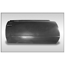 Harwood Fiberglass Door Full Fiberglass Black Single - 23011