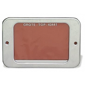 Grote Industries Certificate Holder - Rectangle Aluminum - 43424