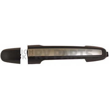 Help! By Dorman Exterior Door Handle - Plastic Black Handle With Silver Insert Single - 79823