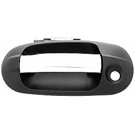 Help! By Dorman Exterior Door Handle - Plastic Silver Lever And Black Housing Single - 82186