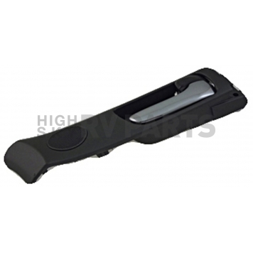 Help! By Dorman Interior Door Handle - Plastic Black Housing With Silver Lever Single - 79826-2