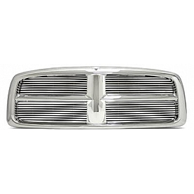 Street Scene Grille - Silver Aluminum - 95075530