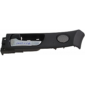 Help! By Dorman Interior Door Handle - Plastic Black Housing With Silver Lever Single - 79827
