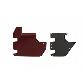 Fab Fours Body Protector Kit - Bare Steel Silver - JK3002B