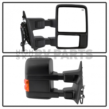 Xtune Exterior Towing Mirror Manual Rectangular Single - 9933158-1