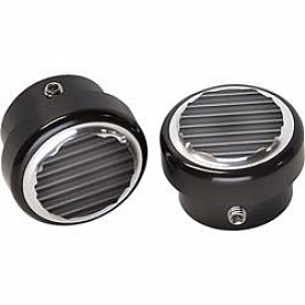 Billet Specialties Dimmer Switch Pedal Pad - Round Aluminum Black - 199875