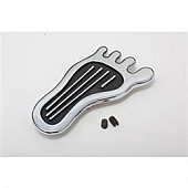 Trans Dapt Dimmer Switch Pedal Pad - Chrome Plated Steel Silver - 9561